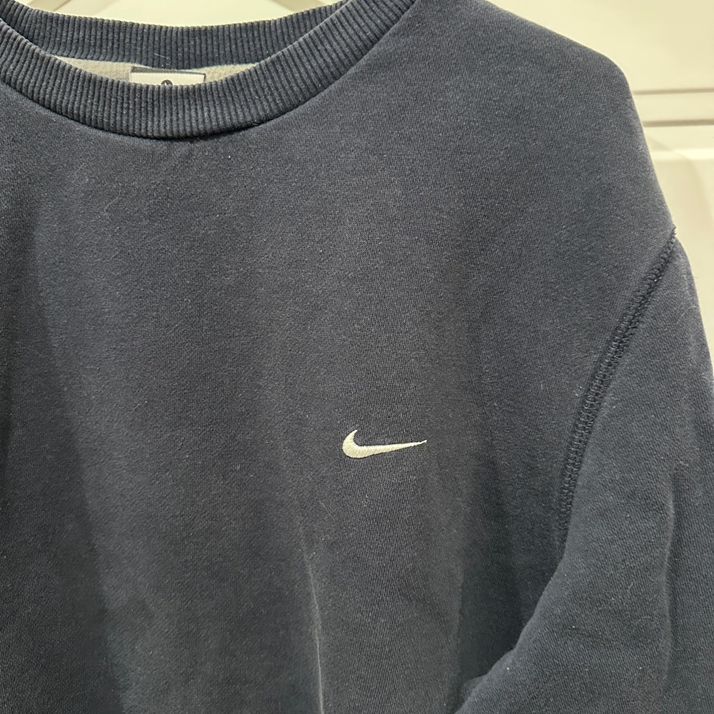 Nike Men's Faded Black Crewneck Sweater - Picture 2 of 5